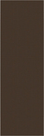 KOZYFLY Runners for Hallways 2.6x8 ft Washable Kitchen Runner Non Slip Rubber Backed Hall Runners Cotton Entryway Runner Rugs Floor Carpet for Indoor Backdoor Bedroom Kitchen, Reddish Brown/Coffee