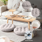Tiita Outdoor Cushions Square Floor Pillow Thicken Tufted Seat Pad Large Floor Cushion for Yoga Meditation Living Room