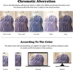 NEWCOSPLAY Super Soft Queen Blanket Lavender Premium Silky Flannel Fleece 3D Ribbed Jacquard Lightweight Bed Blanket All Season Use (Lavender Ribbed, Queen(90"x90"))