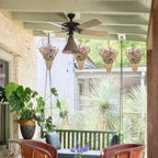 Hanging Wall Basket and Natural Dried Flower Bouquet Conical Hanging Wicker Basket with Hemp Rope Handmade Wall Planter for Garden Home Flowers Planters Boho Decor Front Door Porch Entryway