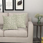 Sage Green Floral Pillow Covers 24x24 Set of 2 Spring Vintage Rustic Old Style Cute Flower Green Cream Print Decorative Outdoor Pillowcases Farmhouse Throw Cushion Case Decor for Couch Sofa Bed