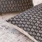 Foindtower Set of 2 Decorative Neutral Body Lumbar Throw Pillow Covers Vintage Accent Farmhouse Cushion Covers Boho Floral Home Decor for Sofa Couch Chair Bedroom Living Room,14×36 Inch,Black