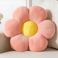 Flower Pillow, Flower Shaped Throw Pillow Cushion Seating six Petal23.62 Pink Flower PlushThrow Pillow Floor Pillows Home Decorative Seating Cushions