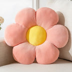 Flower Pillow, Flower Shaped Throw Pillow Cushion Seating six Petal23.62 Pink Flower PlushThrow Pillow Floor Pillows Home Decorative Seating Cushions