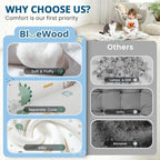 BlueWood Cushion for Climbing Arch, Montessori Philosophy Soft and Non-Slip Pillow for Kids, Pikler Cushion for Reading, Playing, Games, Parties (Dinosaur)