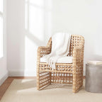 Dash and Albert Haverhill Cotton Area Rug - 2.5' x 8' Runner Neutral Solid Handwoven Accent Rug - Durable, High Traffic Areas Hallway, Living Room, Stairs
