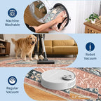 GarveeHome Terracotta Teal Area Rugs 9x12 Living Room, Botanical Grove Cottage core Washable Non-Slip Rug for Bedroom Dining Nursery Low-Pile Vintage Large Soft Carpet