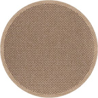 CAMILSON Easy Jute Round Rug 4ft Indoor Outdoor Natural Color Fiber Area Rugs for Living Room Patio and Kitchen Rug, Sisal Boho Woven Design Easy-Cleaning Washable Outside Carpet Alfombras (4 Round)