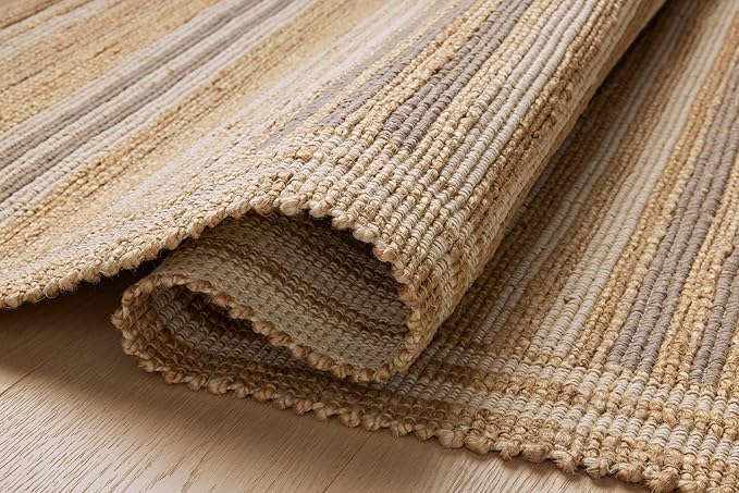 Loloi Chris Loves Julia Judy Collection JUD-03 Natural/Dove 5'-0" x 7'-6" Area Rug