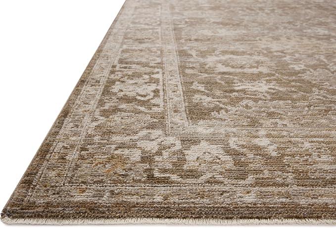 Loloi Magnolia Home by Joanna Gaines Pace Collection PAC-01 Bark/Natural 5'-3" x 7'-6" Area Rug