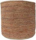 Jute Planter Basket Modern Woven Basket for 10" Flower Pot Indoor Planters, 12” x 12” Storage Organizer Basket Rustic Home Decor, Boho Storage Earth-Friendly Planter (12x12 inches, Black Diamond 30)
