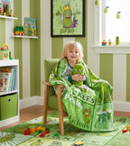 Aipon Pickle Blanket Gifts for Pickle Lovers, Funny Food Cucumber Blankets 50"x 60", Green Soft Cozy Lightweight Throw Blanket for Women Kids Teens Boys Girls