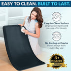 ComfiLife Anti Fatigue Floor Mat – 3/4 Inch Thick Kitchen Mats for Floor, Standing Desk Mat, Kitchen Rug – Comfort at Home, Office – Durable – Stain Resistant – Non-Slip Bottom (20" x 32", Navy)