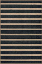 Lahome Elance Striped Easy Jute Entryway Rug, 2x3 Kitchen Rugs Non Slip Washable Indoor Outdoor Door Mat, Farmhouse Neutral Lightweight Non Shedding Small Carpet for Entry Welcome Door