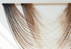 Jakalin Macrame Wall Hanging Dip Dyed Large Fiber Wall Art Macrame Wall Decor Boho Bedroom Living Room Wall Decor,59" W x 35" L
