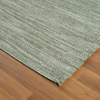 LUXE WEAVERS Solid Machine Woven Green 6x9 Area Rug, Indoor Stain-Resistant Carpet