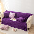YUSOKI Sherpa Throw Blanket-3D Stylish Design Super Soft Fuzzy Cozy Warm Blanket Thick Plush Fluffy Furry Blankets for Teen Girls Women Couch Bed Sofa Chair Men Boys Gift (Purple,50"x65")