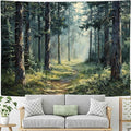 Forest Tapestry Home Decor Nature Landscape Tapestry Magic Tree Woodland Scenery Tapestries Wall Hanging for Bedroom Living Room Aesthetic Decoration 40 x 30 Inch
