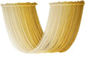 Macrame Wall Hanging Yellow Dip Dyed Fiber Yarn Wall Art Macrame Wall Decor Boho Wall Decor Handmade Craftsmanship 15.7" Wx 47.2" L