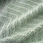 BATTILO HOME Sage Green Throw Blanket for Couch, Knit Sage Throw Blanket Versatile for Couch, Super Soft Warm Spring Blanket for Bed Sofa, 50"x60"
