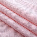 Vonty Pink Knitted Blanket with Tassels Fringe 50" x 60", Super Soft Knit Throw Blanket, Farmhouse Decorative Lightweight Blanket for Couch, Sofa, Bed