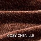 Chenille Throw Blanket for Couch 60"X 80" Twin, Soft Cozy Throws with Fringe Tassel for Bed Sofa Chair Cover, Lightweight Knitted Decorative Boho Blankets for Living Room, Dark Brown