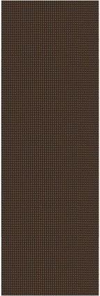 EARTHALL Woven Runner Rug 2x6 Ft Washable Runners for Hallways Cotton Non Slip Rubber Backed Kitchen Runner Braided Indoor Floor Carpet for Entryway, Hallway, Kitchen, Bedroom, Brown