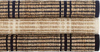 Dash & Albert Arbor Handwoven Jute Rug, 8 X 10 Feet, Navy Stripe Pattern