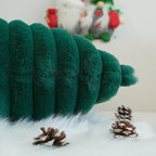 JOJUSIS Pack of 2 Faux Fur Plush Decorative Throw Pillow Covers Couch Cushion Case Soft Pillowcases (Dark Green, 16 x 16-Inch)