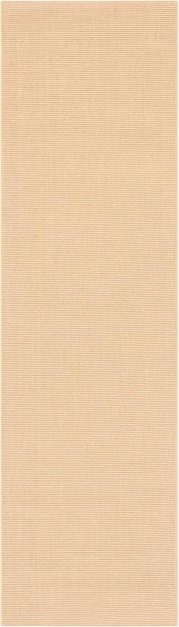 Martha Stewart x SAFAVIEH Area Rug Collection - 2'3" x 10' Runner, Natural Brown, Sisal & Jute, Farmhouse Style, Ideal for Living Room, Foyer, Bedroom, Hallway (MSR9501A)