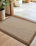 Color&Geometry Handwoven Jute Entry Rug - Natural Textured Front Door Mat 24"x36", Non-Slip Durable & Eco-Friendly Doormat for High-Traffic Entrance, Rustic Farmhouse Welcome Mat, Jute Tan