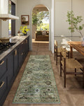 Washable Runners for Hallways Kitchen Rugs: 2'x6' Runner Rug Stain Resistant Non Slip Low Pile Soft Carpet Runners for Hallways Bedroom Kitchen Entryway Indoor Laundry Room Farmhouse
