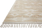 Loloi Angela Rose Rivers Collection RIV-04 Natural/Ivory 7'-9" x 9'-9" Reversible Area Rug