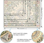 Accnicc Boho Sun and Moon Tapestry Vintage Floral Wall Tapestry for Bedroom Aesthetic Beige Celestial Plant Flower Butterfly Small Tapestries Wall Hanging for Living Room Dorm 60 x 44 Inch