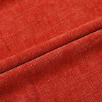 Set of 4 Soft Textured Decorative Throw Pillow Covers 16x16 Inch Cozy Farmhouse Cushion Cover Square Accent Pillow Cases for Bed Couch Sofa Living Room, Red