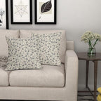 Grey Floral Pillow Covers 20x20 Set of 2 Vintage Rustic Old Style Cute Small Flower Gray Cream Print Decorative Outdoor Pillowcases Farmhouse Throw Cushion Case Decor for Couch Sofa Bed