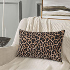 Brown Leopard Pillow Covers 12x20 Set of 2 Cheetah Throw Pillows Skin Animal Print Pillow Cases Modern Outdoor Decorative Pillows Farmhouse Soft Cotton Lumbar Cushion Case for Couch Home Bed