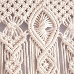 Macrame Curtain Wall Hanging Handmade Boho Curtains for Wedding Backdrop Arch Closet Room Divider Boho Wall Decor 40"X80"