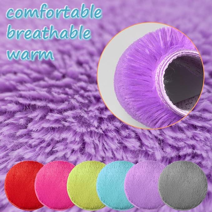 12 Pcs Kids Carpet Circle Seats 16" Kids Classroom Rug Floor Cushions Round Soft Warm Floor Rug Mat for Classroom, Home School Story Time, Group Activity Educational Learning Playing Areas (12)