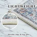 Washable 3x4 Entryway Area Rugs: Farmhouse Non-Slip kitchen Sink Floor Mats Water-Resistant Small Carpet for Bathroom Living Room Thin Soft Doormat Easy-Clean Decorative Rug for Pets Family(3x4,Brick)