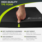ProsourceFit Exercise Balance Pad, Non-Slip Cushioned Foam Mat & Knee Pad for Fitness and Stability Training, Yoga, Physical Therapy