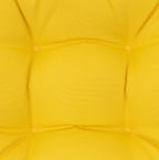 QILLOWAY Outdoor Seat/Back Chair Cushion Tufted Pillow, Spring/Summer Seasonal Replacement Cushions.(Yellow)