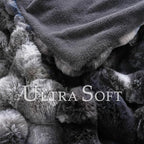 BENVWE Fluffy Faux Fur Throw Blanket for Couch, Soft Plush Thick Cozy Fuzzy Luxury Minky Bubble Blanket for Home Living Room Decor Gift for Women, Tie-dye Grey, 50" x 60", 1100GSM