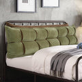 Johnear Headboard Backrest Set of 2 Pack Chenille Throw Pillows for Daybed Couch Support Reading Pillows for Sitting in Bed Adult, Green Large Bolster Pillow for King Size Bed Wedge Pillow