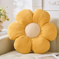 Flower Pillow, Yellow Throw Pillows Cute Daisy Decorative Pillow Cushion Seating Home Decorative for Bed, Sofa, Couch