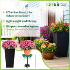 Tall Tapered Plant Riser Fill Bottom of Tall Flower Pots and Large Plant Containers | Indoor and Outdoor (11-17” Rise, 6" Base, 10" Top)