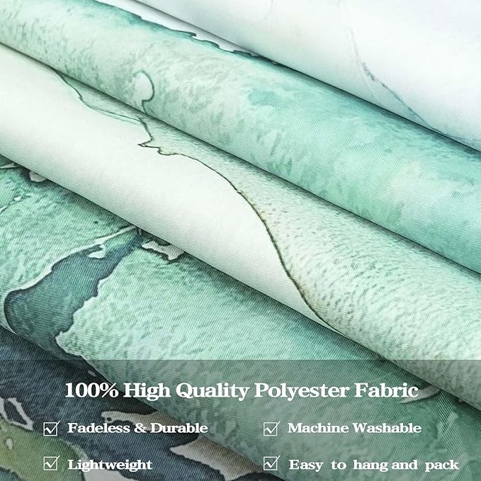Accnicc Watercolor Forest Mountain Tapestry Green Nature Pine Tree River Wall Tapestry for Bedroom Aesthetic Misty Woods Extra Large Tapestries Wall Hanging for Living Room Dorm Decor 90 x 68 Inch