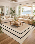 LUMI 9x12 Jute Area Rug for Living Room, Natural Braided Woven Rugs Non Slip, Neutral Carpets No Shedding, Durable for High Traffic, Dining Room, Indoor, Outdoor, Patio