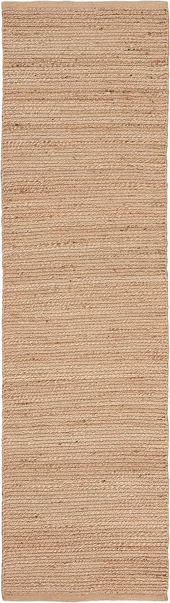 Nourison Home Natural Jute Natural 2'3" x 12' Area Rug - Easy Clean, Non Shedding, Bed Room, Living Room, Dining Room, Kitchen (12' Runner)