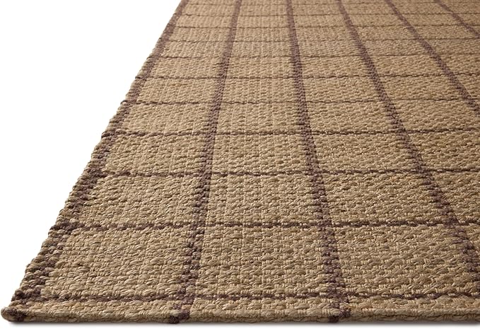 Loloi Chris Loves Julia Fletcher Collection FLE-01 Natural/Brown 8'-6" x 11'-6", .37" Pile Height, Area Rug